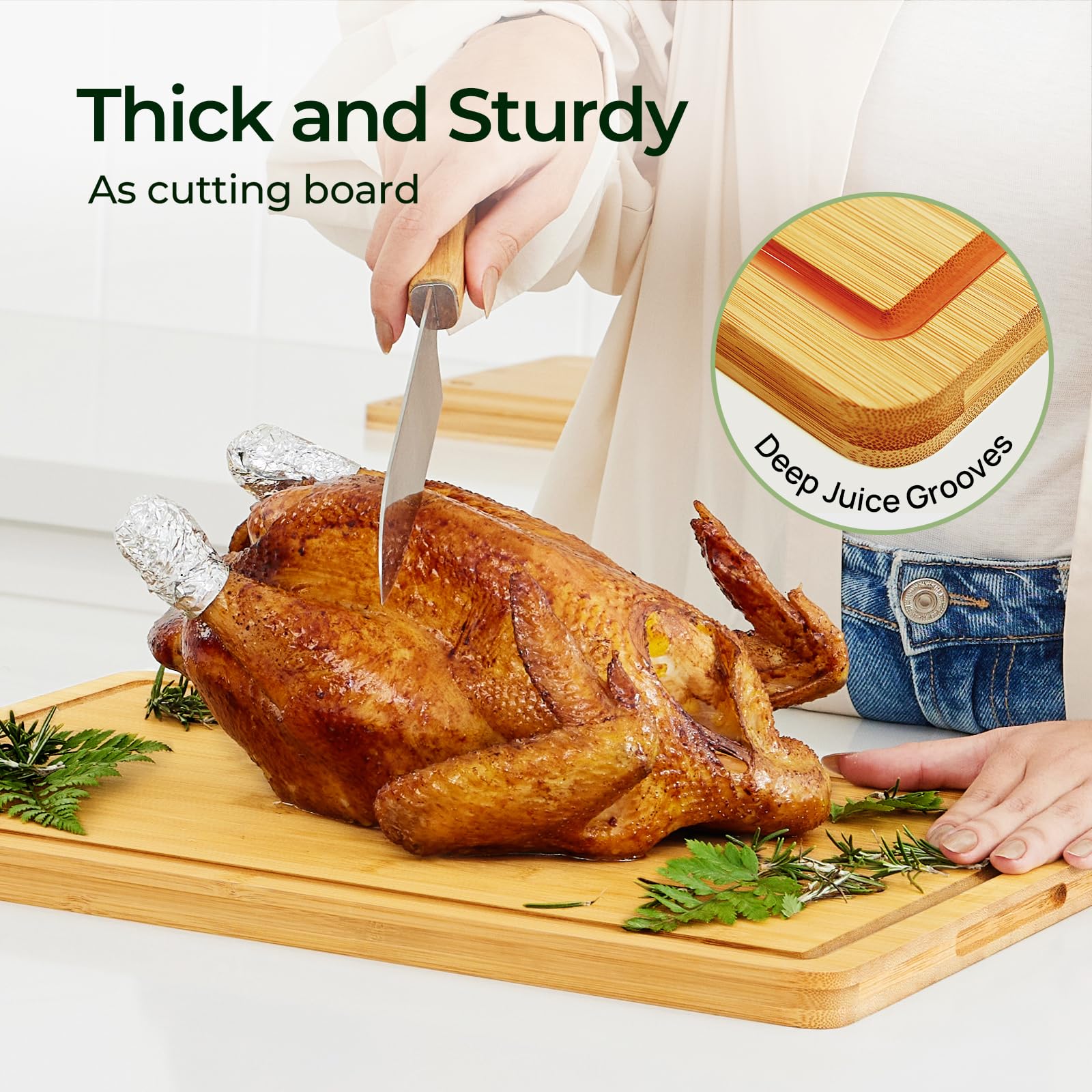 Keechee XL board is two-sided for extended use.