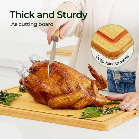 Keechee XL board is two-sided for extended use.