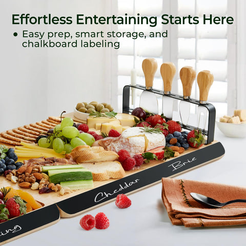 Keechee magnetic boards connect securely for versatile serving.