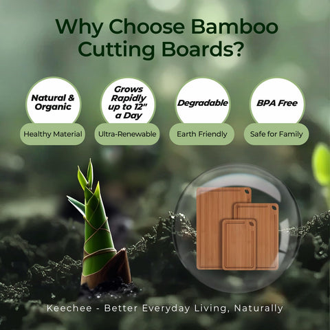 Keechee gift-ready cutting board set ideal for housewarmings and gifts.
