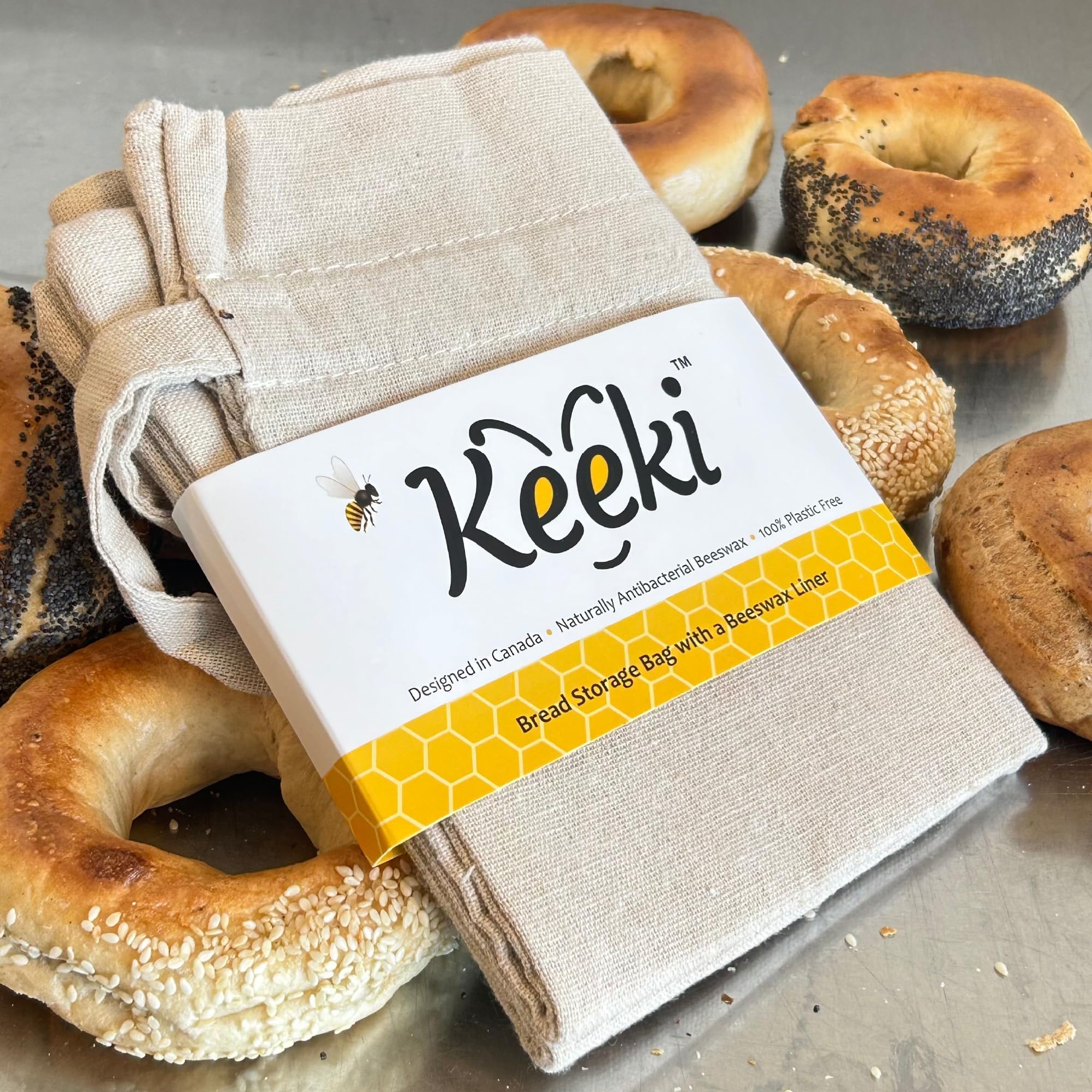 Keeki Bag made from linen and cotton for durable, breathable storage.