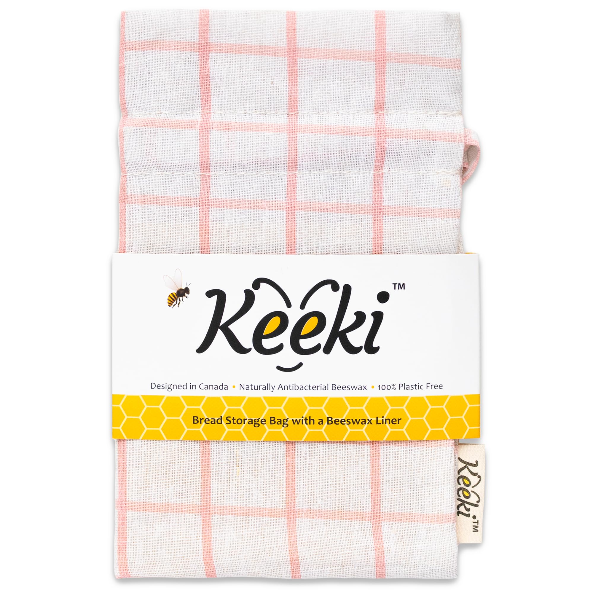 Keeki Bag original beeswax bread bag keeps crusts crisp and interiors soft.