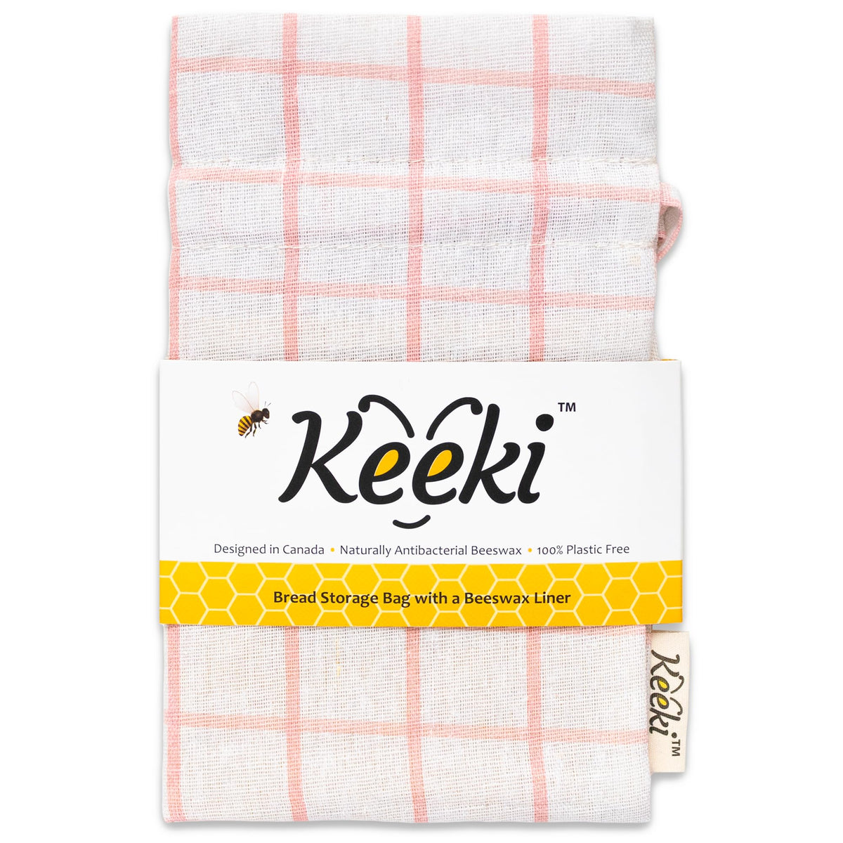 Keeki Bag original beeswax bread bag keeps crusts crisp and interiors soft.