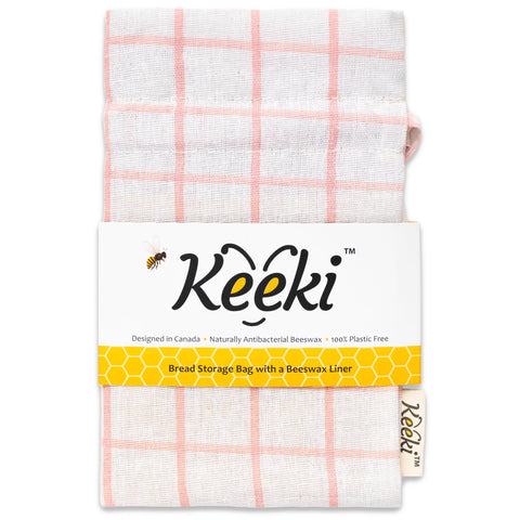 Keeki Bag original beeswax bread bag keeps crusts crisp and interiors soft.
