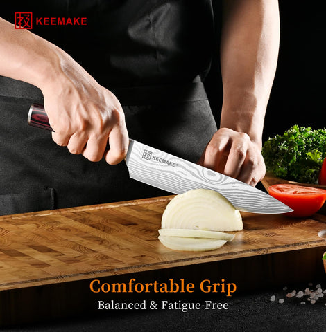 KEEMAKE 8 Inch Gift Box presents a stylish kitchen knife for holidays.