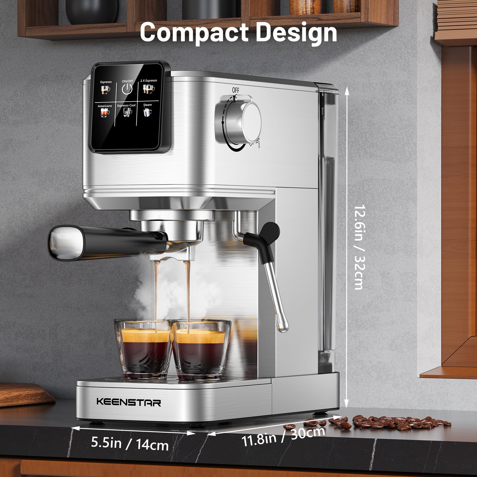 KEENSTAR compact kitchen design fits small spaces efficiently