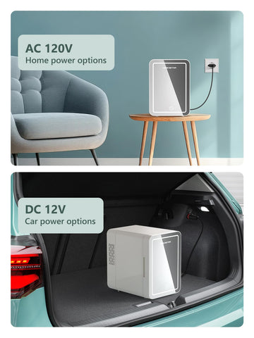 KEENSTAR mini fridge energy-efficient thermoelectric design saves power.
