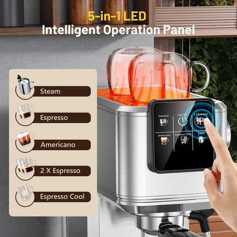KEENSTAR touch-screen interface for quick beverage selection