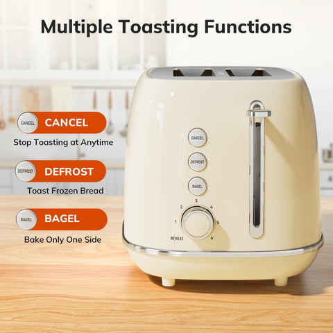 Keenstone toaster bagel function for toasting one side for a crisp edge.