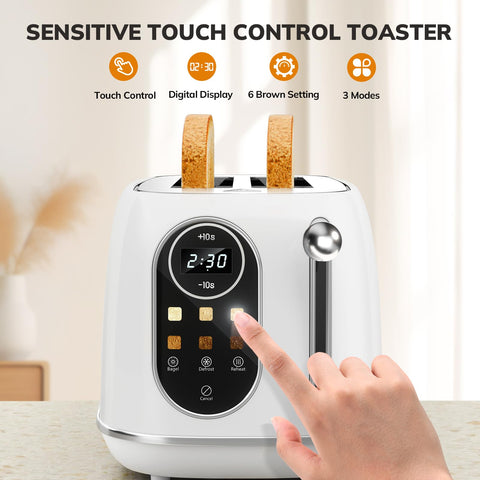Keenstone Smart Touch Toaster browning levels let you dial in your ideal toast.