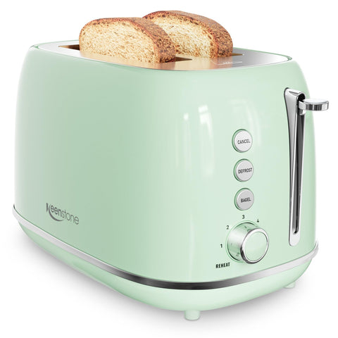Keenstone toaster exterior in stainless steel for durable daily use.