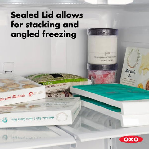 Keeps ice cubes free from freezer odors for fresher ice