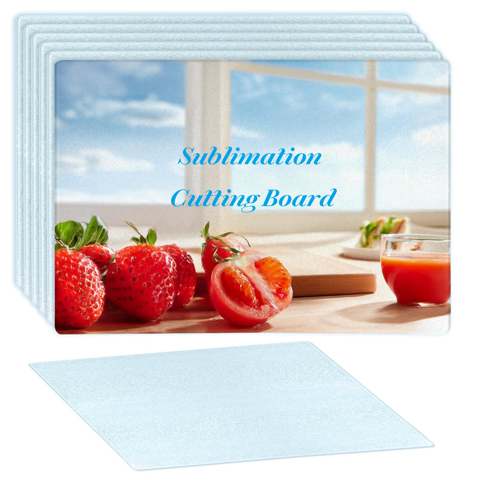 Keepwaters 6-pack sublimation boards with textured surface for durable customization.