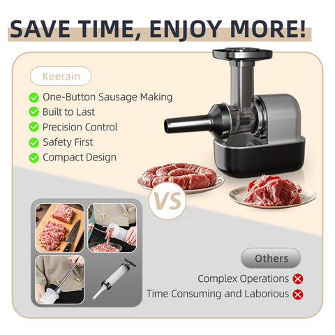 Keerain meatball tube included for easy meatball making