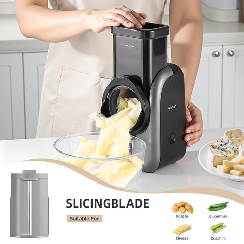 Stainless steel blades on a BPA-free body deliver safe performance
