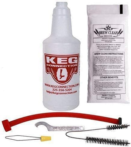 Kegconnection kit assembled in the USA with durable, long-lasting components.