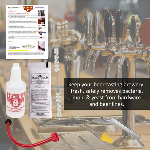 Kegconnection CMBecker faucet adapter fits most taps for easy cleaning setup.