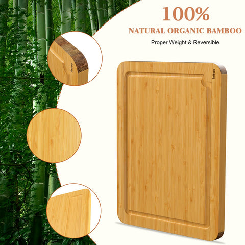 KEGDAN 100% natural bamboo offers durability and moisture resistance