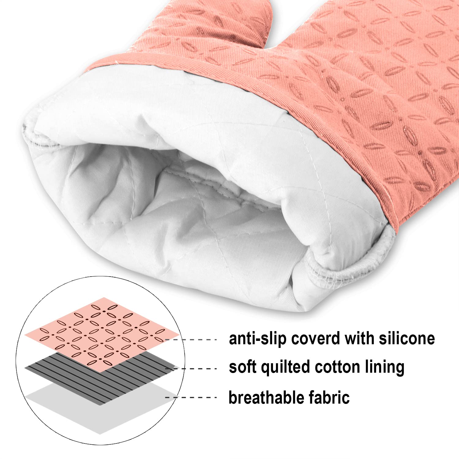 KEGOUU kitchen towels included for quick drying and spill cleanup in busy kitchens.