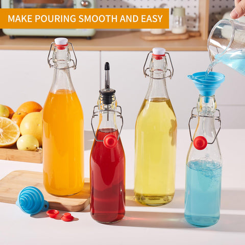KeigoCare bottle pourers enable precise, mess-free pouring.