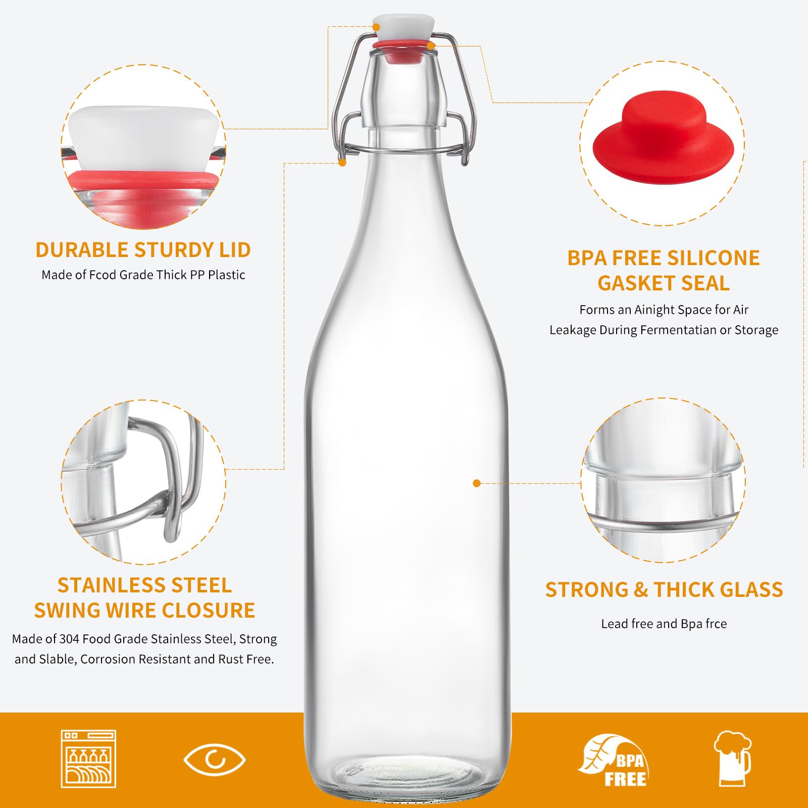 KeigoCare waterproof labels for easy naming of your infused drinks.