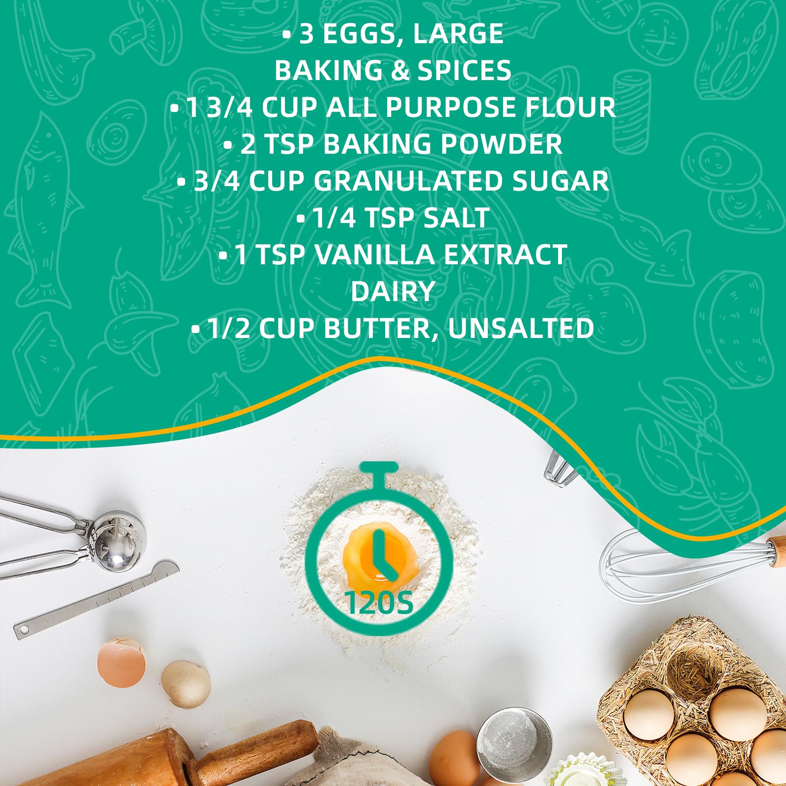 KEINVE recommends ~20 g batter per pizzelle for consistency.