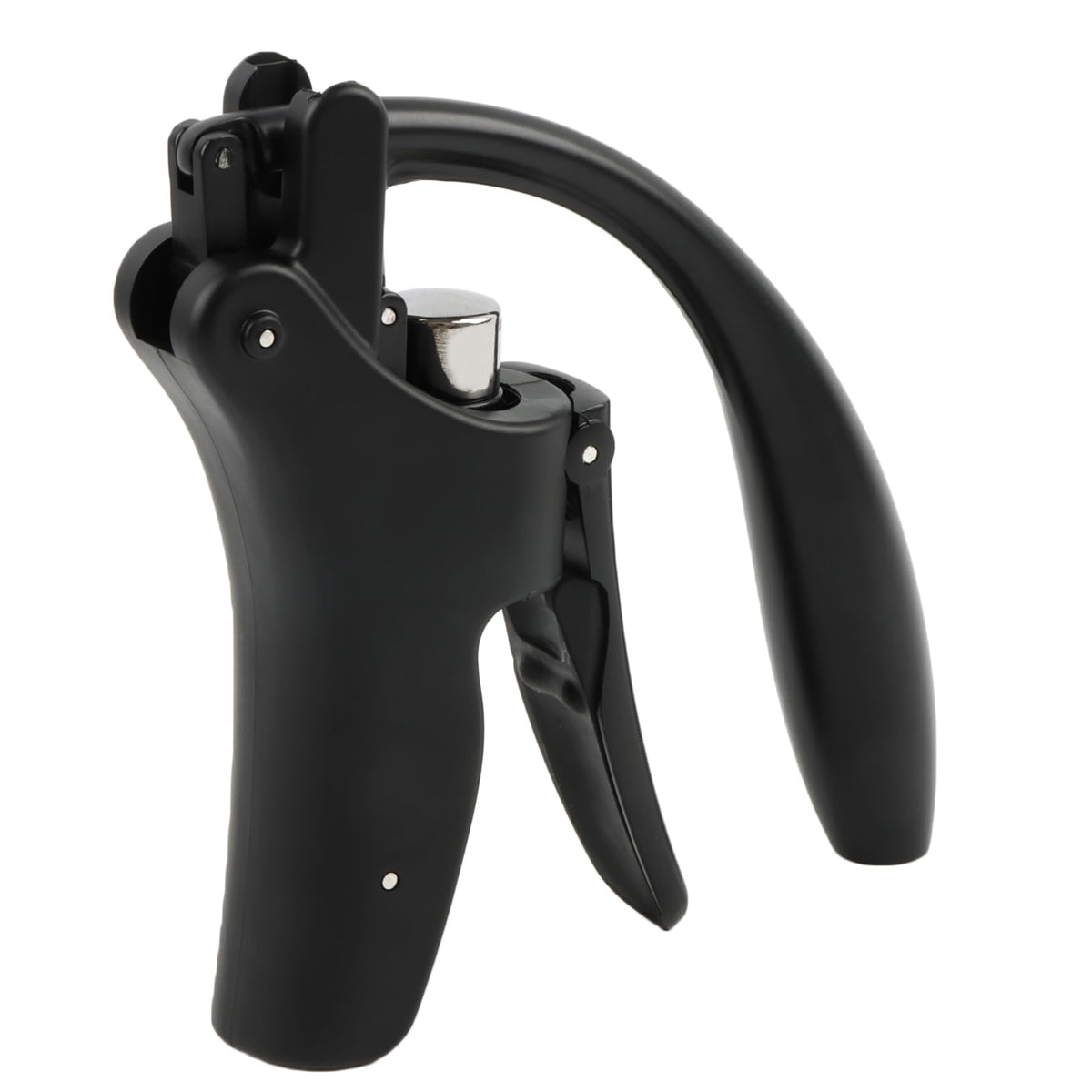 KEISSCO compact wine opener with vertical lever for quick cork removal.