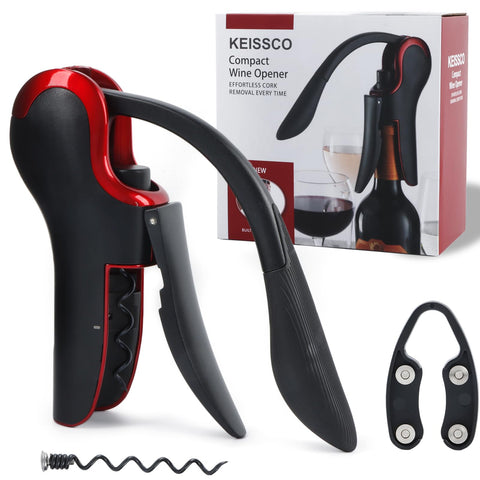 KEISSCO foil cutter in action provides clean foil removal before corking.