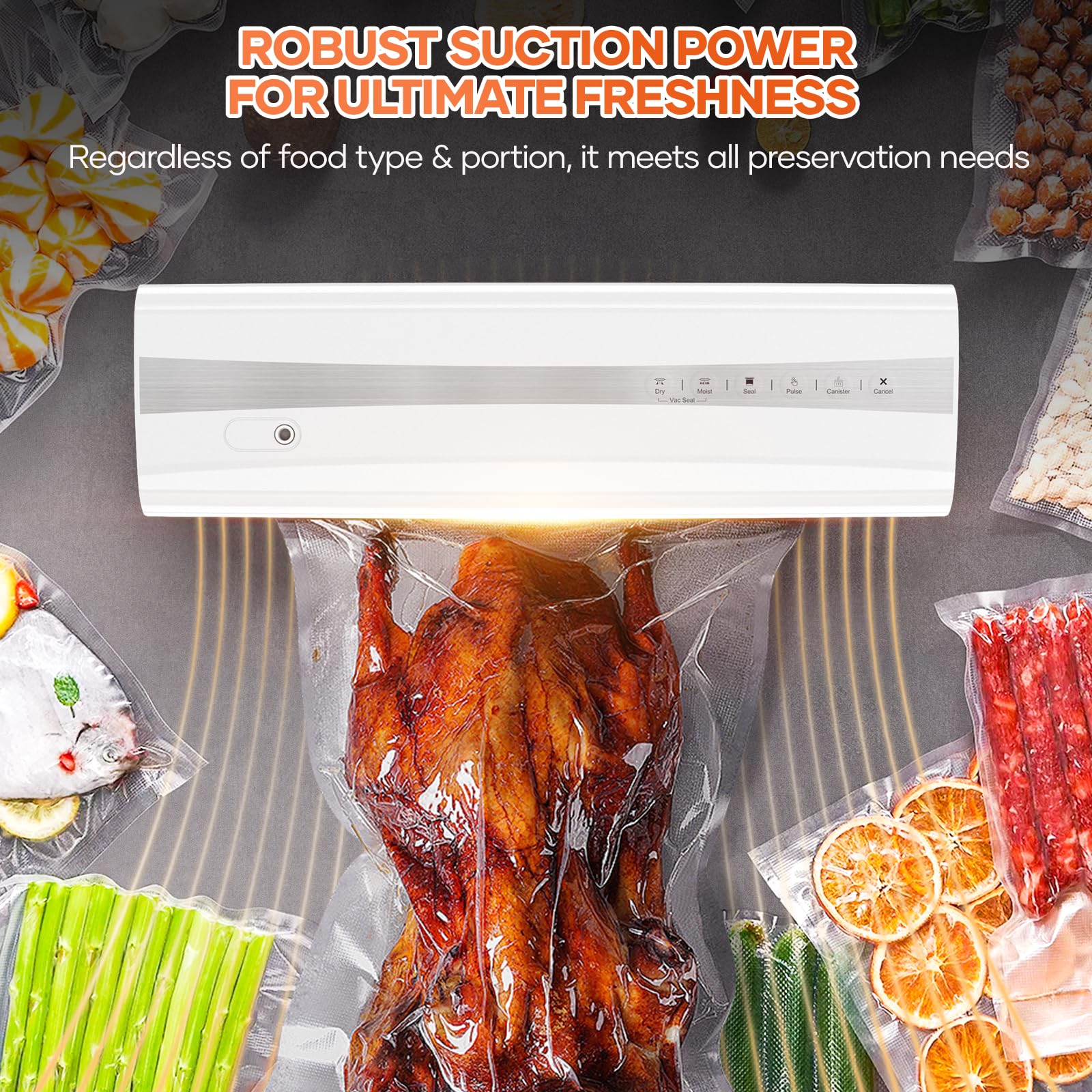 Kejector bag cutter accessory enables precise bag sizing and efficient sealing
