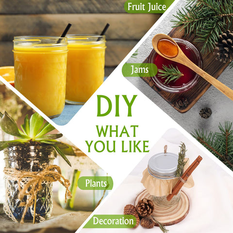 Keketin wide-mouth 240ml jar ready for canning and filling.