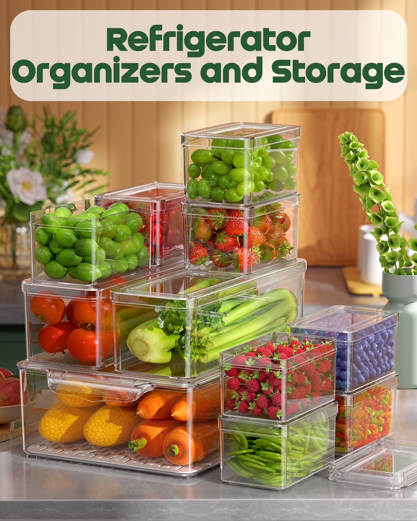 KEMETHY drainage tray demonstrates moisture control for fresh produce