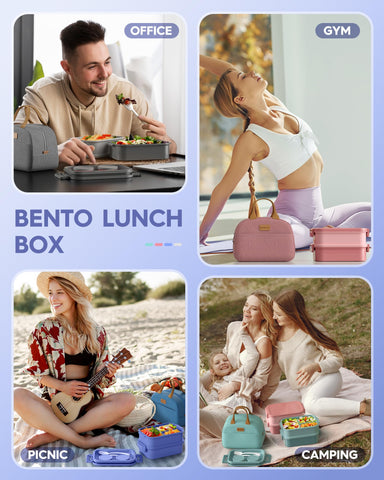 KEMETHY bento stain-resistant shell resists spills and stains