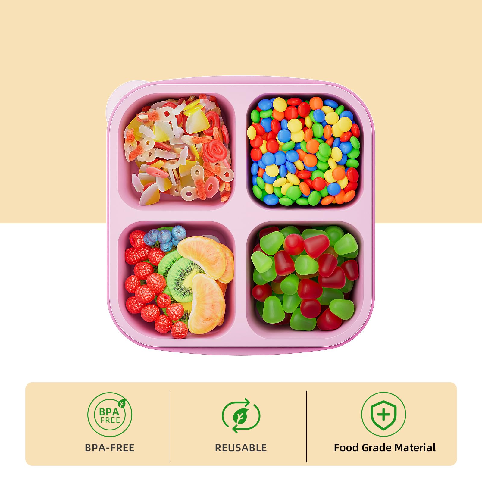 KEMETHY easy-open lid design for quick access and use.