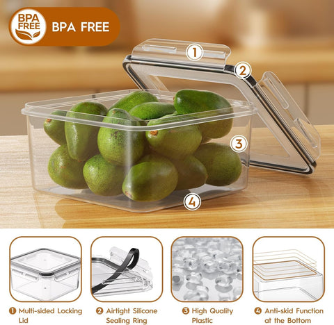 KEMETHY leak-proof latches and seals prevent spills and odors.