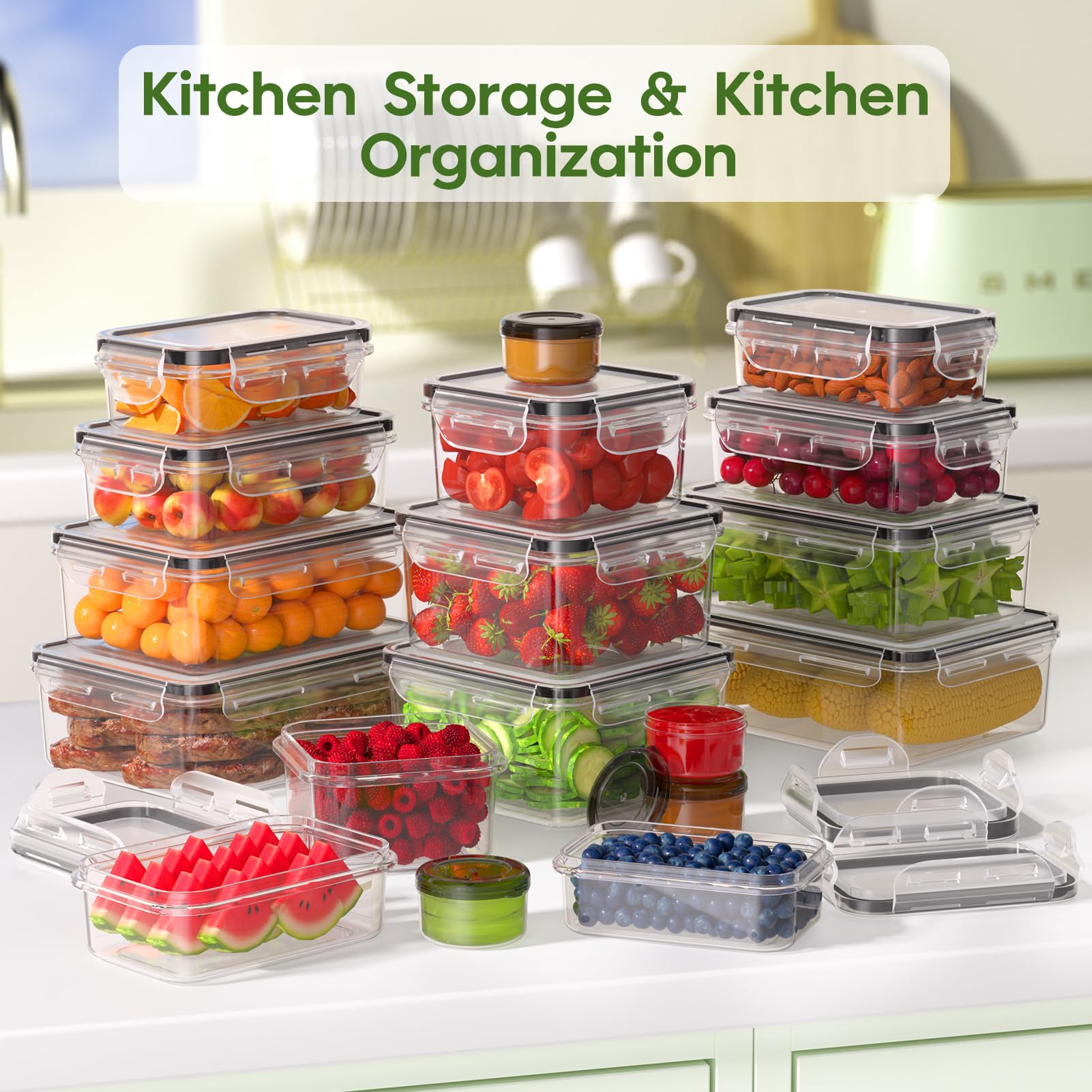 KEMETHY leak-proof seals prevent spills and aromas from escaping.