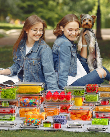 KEMETHY meal prep ready set supports organized planning