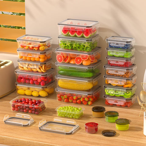 KEMETHY containers are microwave and dishwasher safe for easy reheating and cleaning.