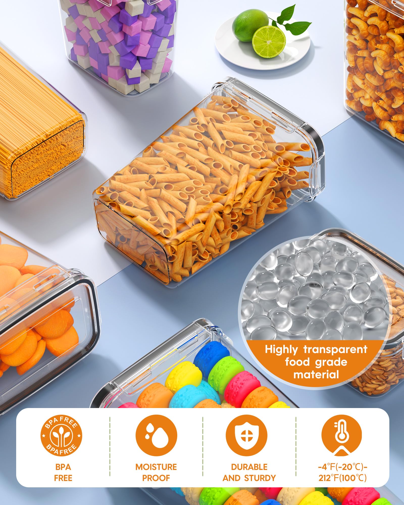 Kemethy silicone seals and four latches protect moisture inside