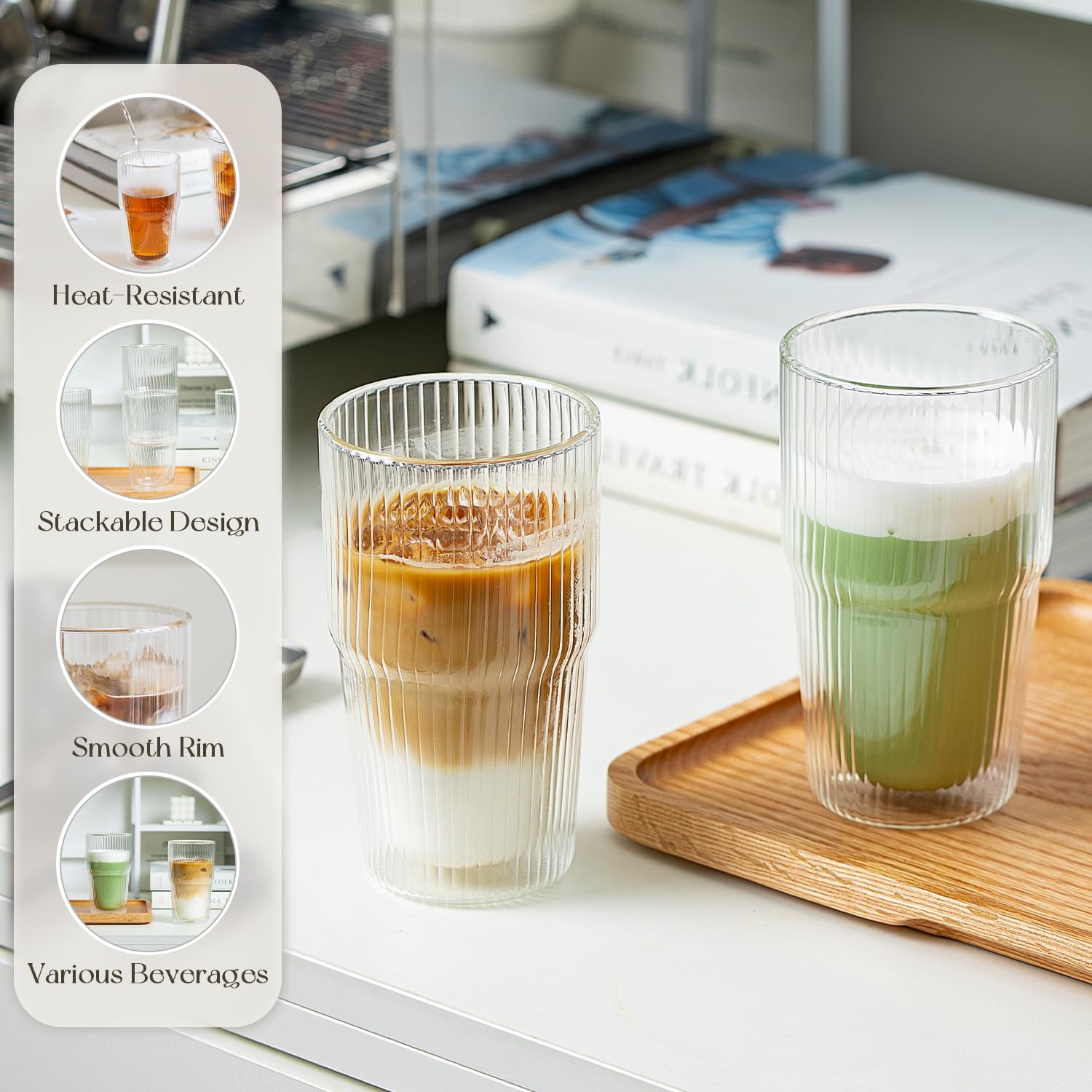 Kemorela 16oz tumbler ideal for coffee, tea, juices, and smoothies