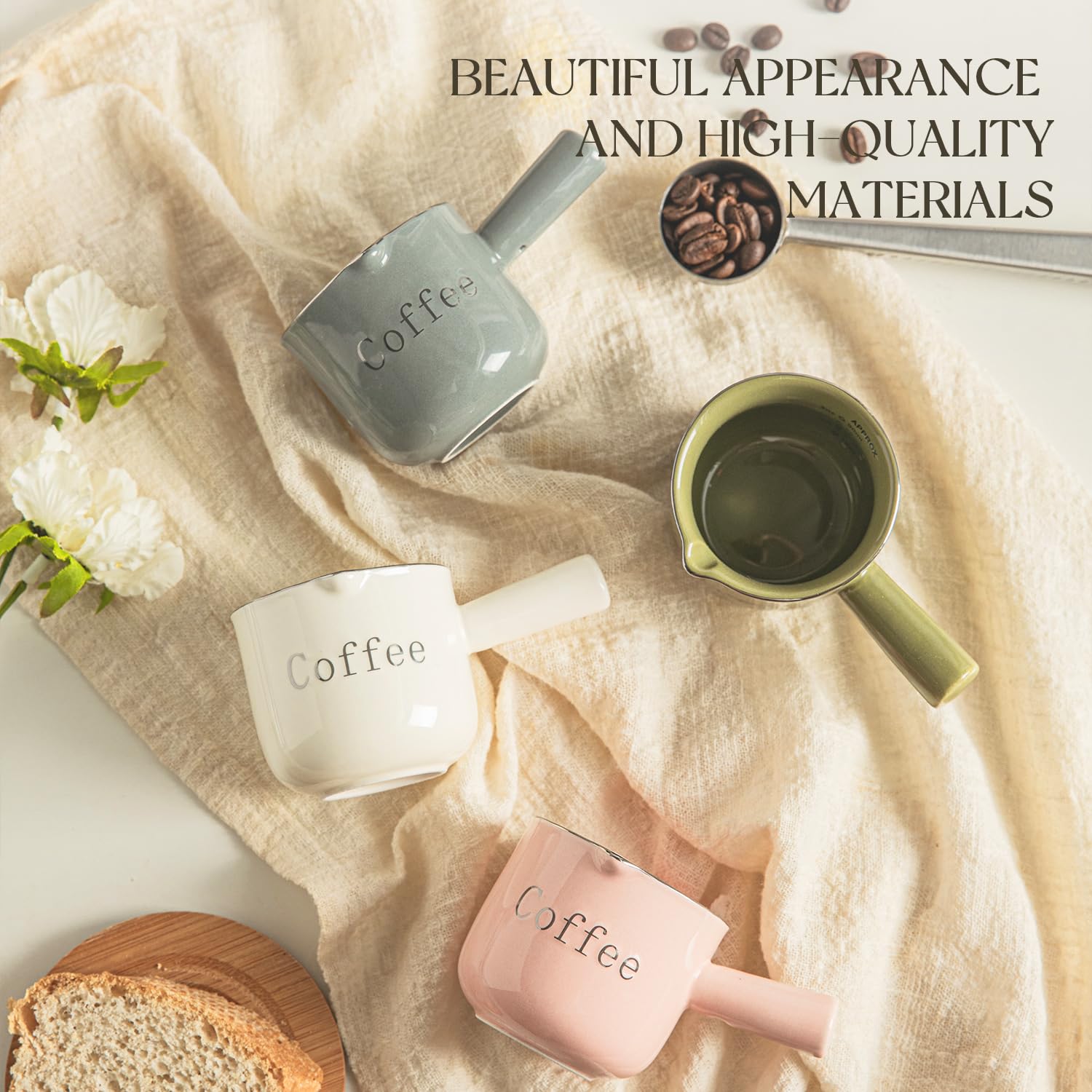 Kemorela ceramic build preserves heat for richer espresso flavor.