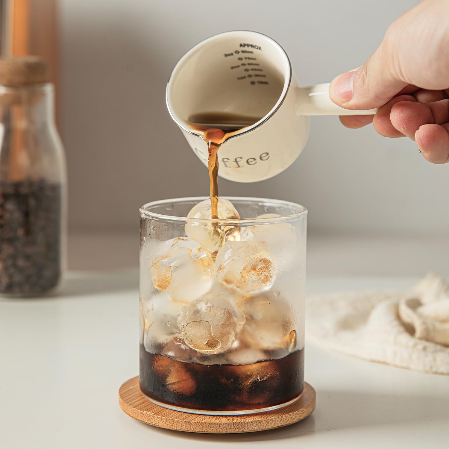 Kemorela cups are ideal for milk frothing and coffee prep.