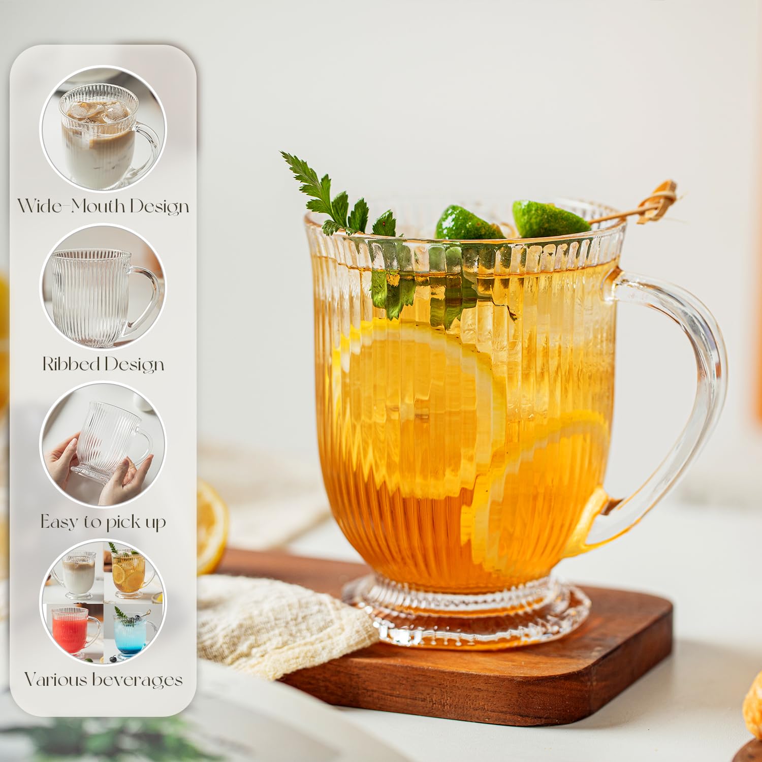 KEMORELA microwave and dishwasher-safe mug for easy reheats and cleanup