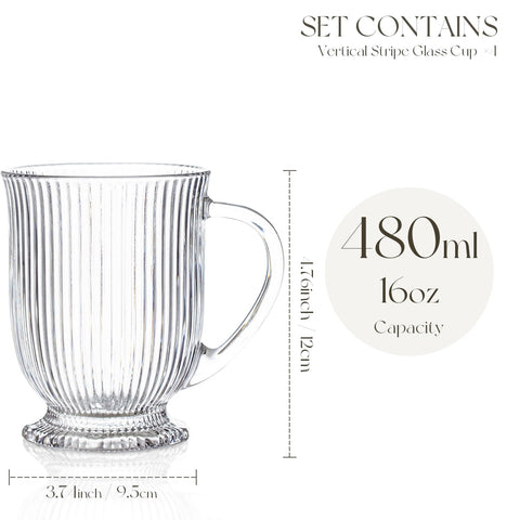 KEMORELA mug with wide base for stable placement on table