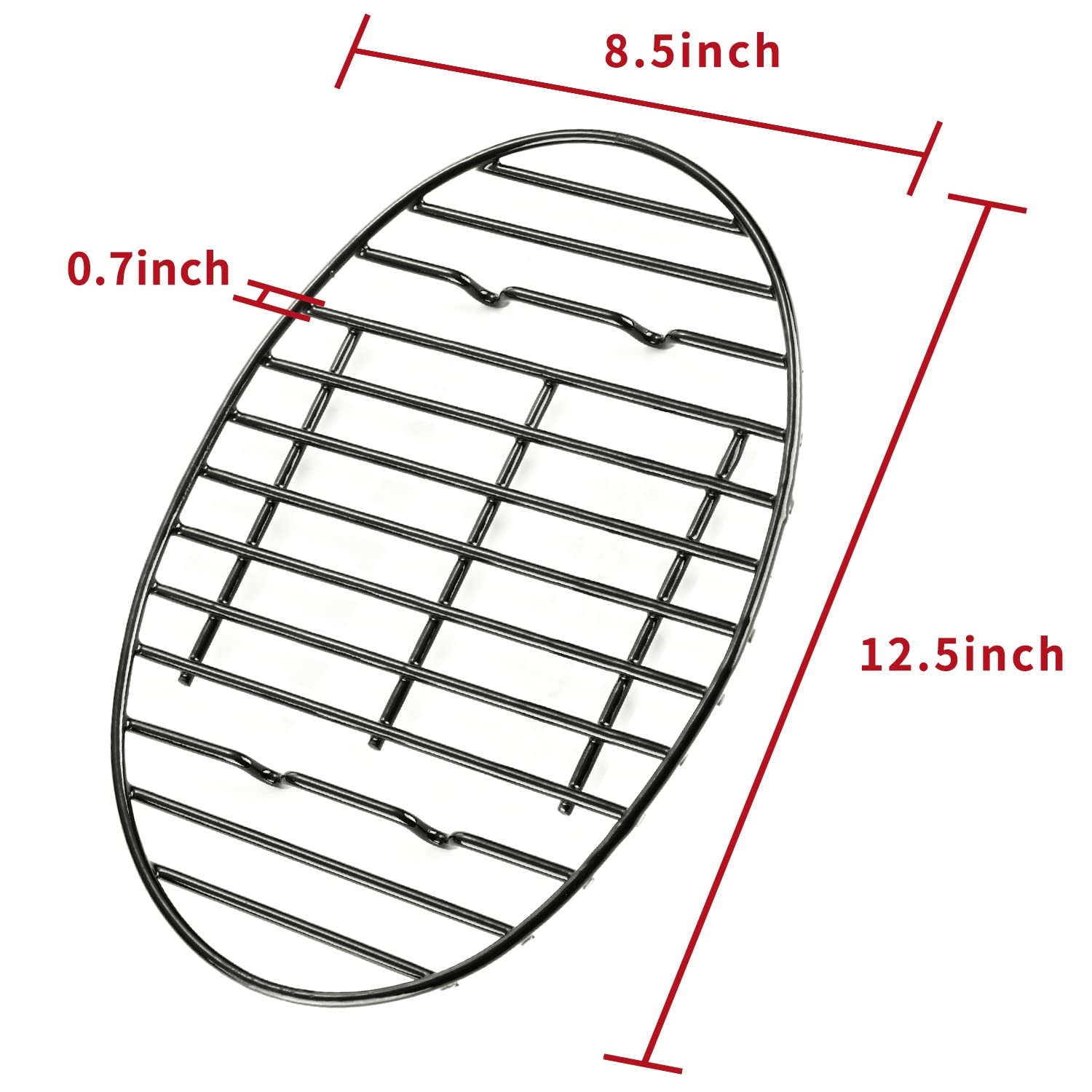 Kendane cooling rack shows enameled coating for durability and airflow.