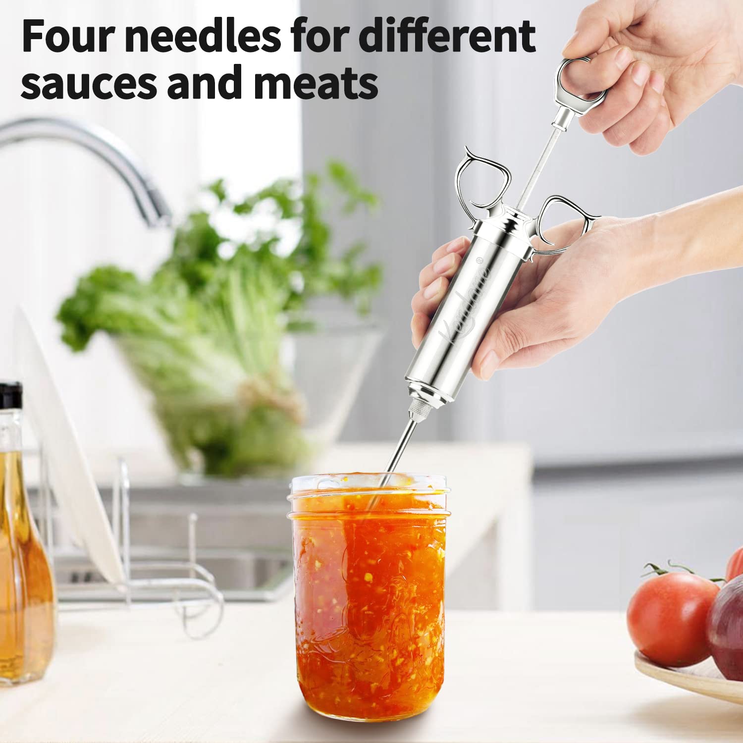 Kendane meat injector gift-ready packaging suitable for BBQ enthusiasts