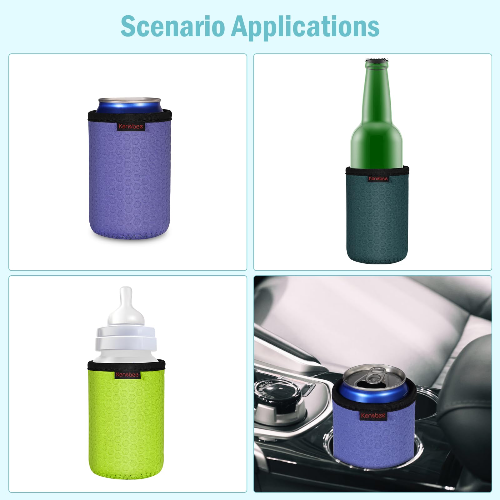 KENOBEE multi-color party set ideal for labeling drinks.