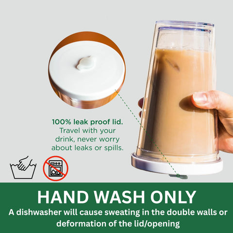 Kensal Home leak-proof lid keeps beverages secure during commute.