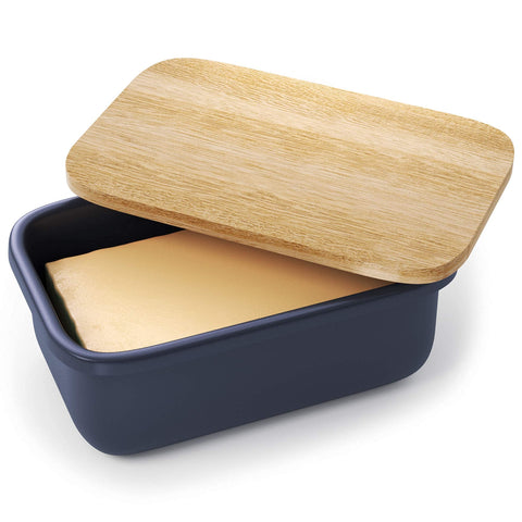 KENSINGTON LONDON inside-view shows sturdy trays for easy butter access.
