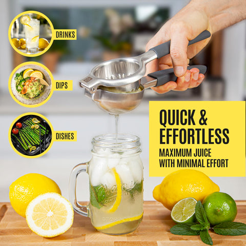 Kensington London heavy-duty juicer with reinforced joints for pro-grade juice extraction.