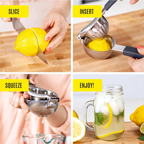 Kensington London no-seeds juice design helps smooth citrus prep.